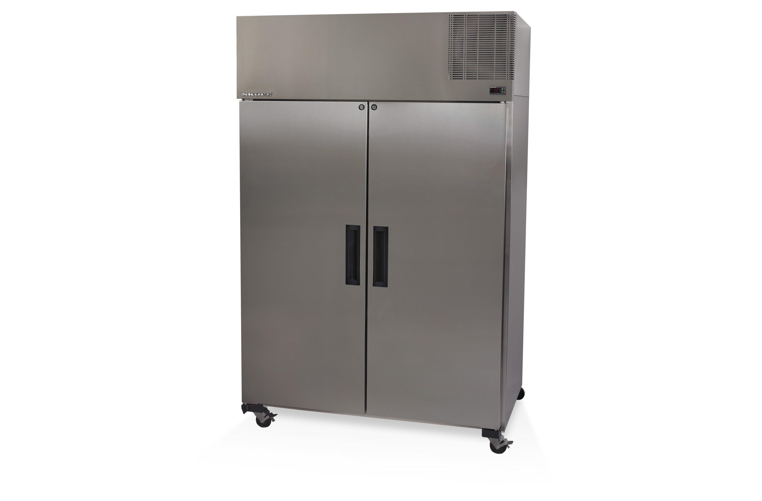 Skope PG1300 2 Solid Door Upright GN Fridge Remote