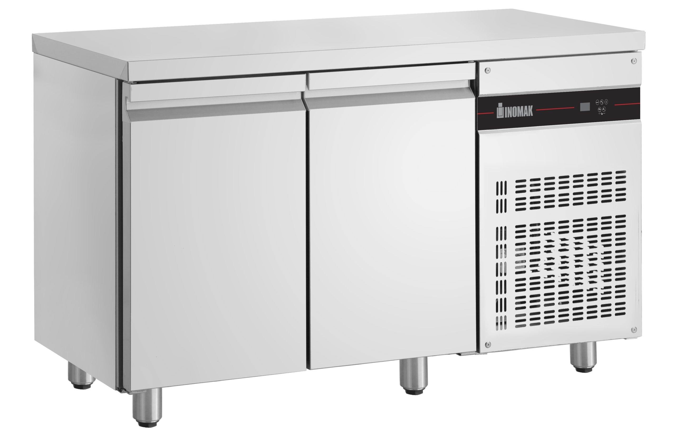 Inomak Stainless Steel Undercounter Fridge 1345mm