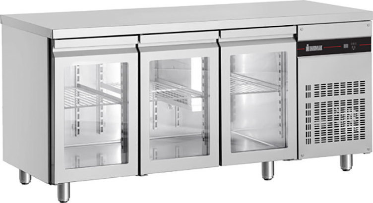 Inomak Glass Undercounter Fridge 1790mm