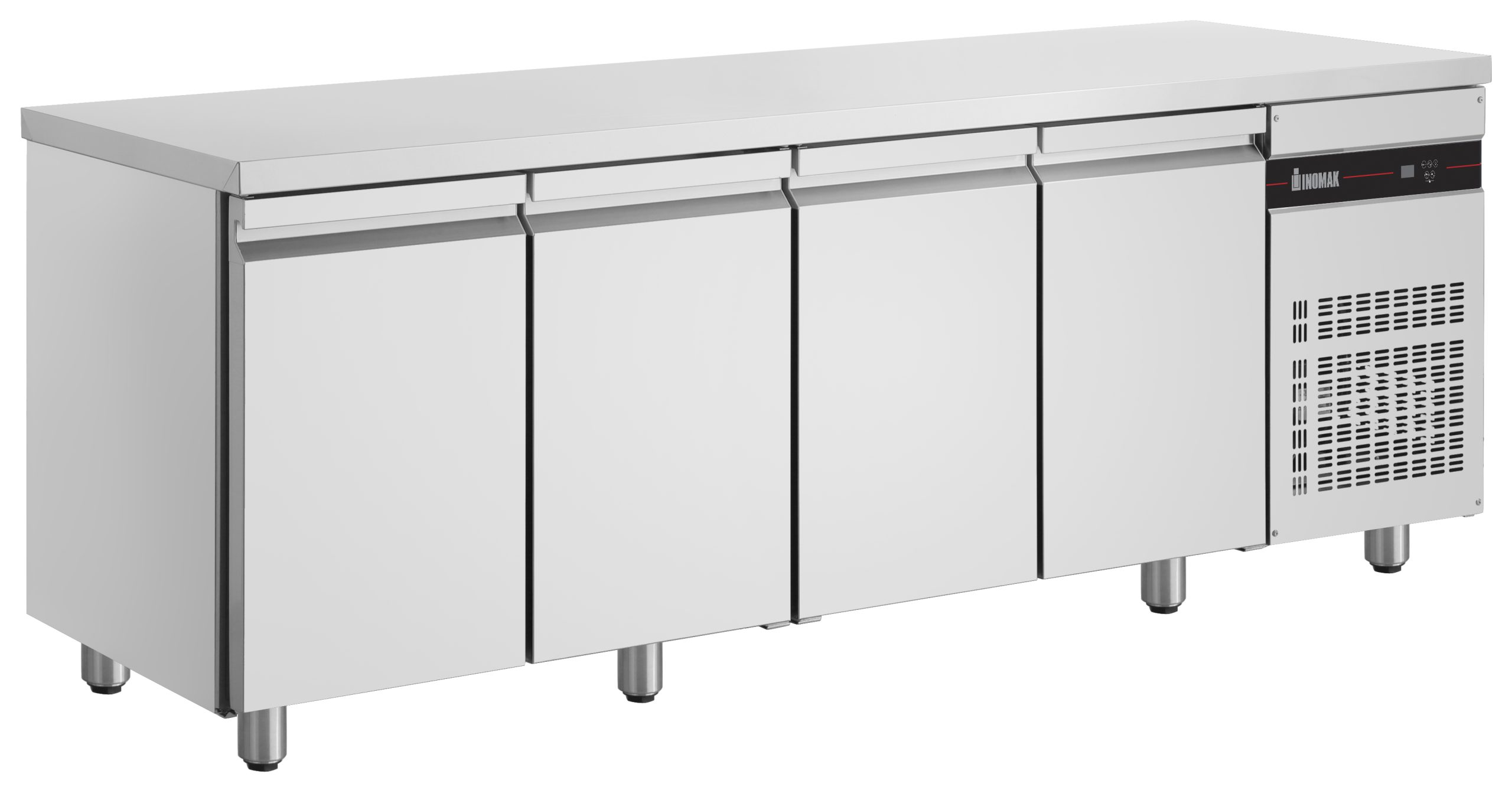 Inomak Stainless Steel Undercounter Fridge 2240M