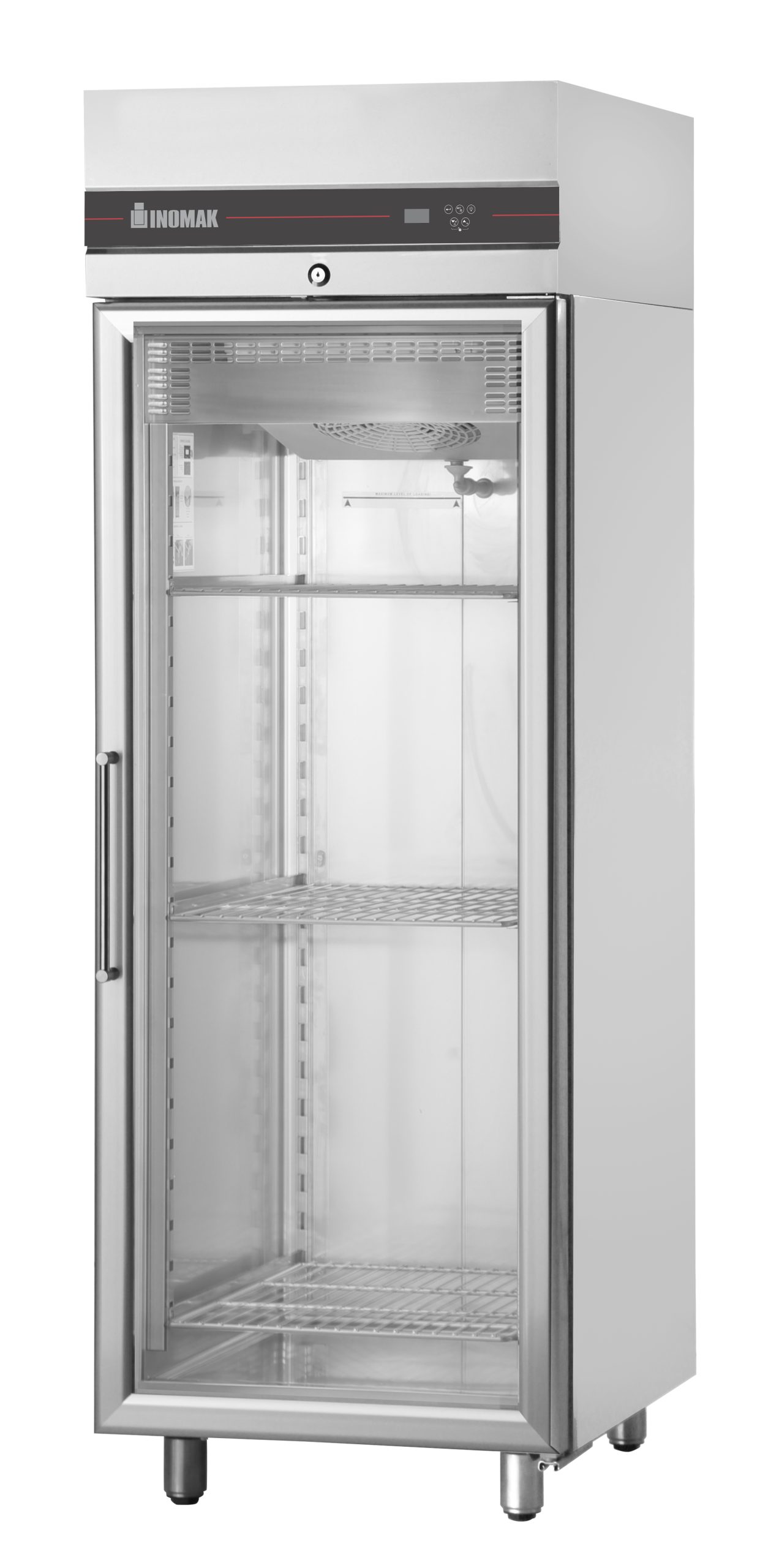 Inomak Single Door Upright Glass Door Freezer
