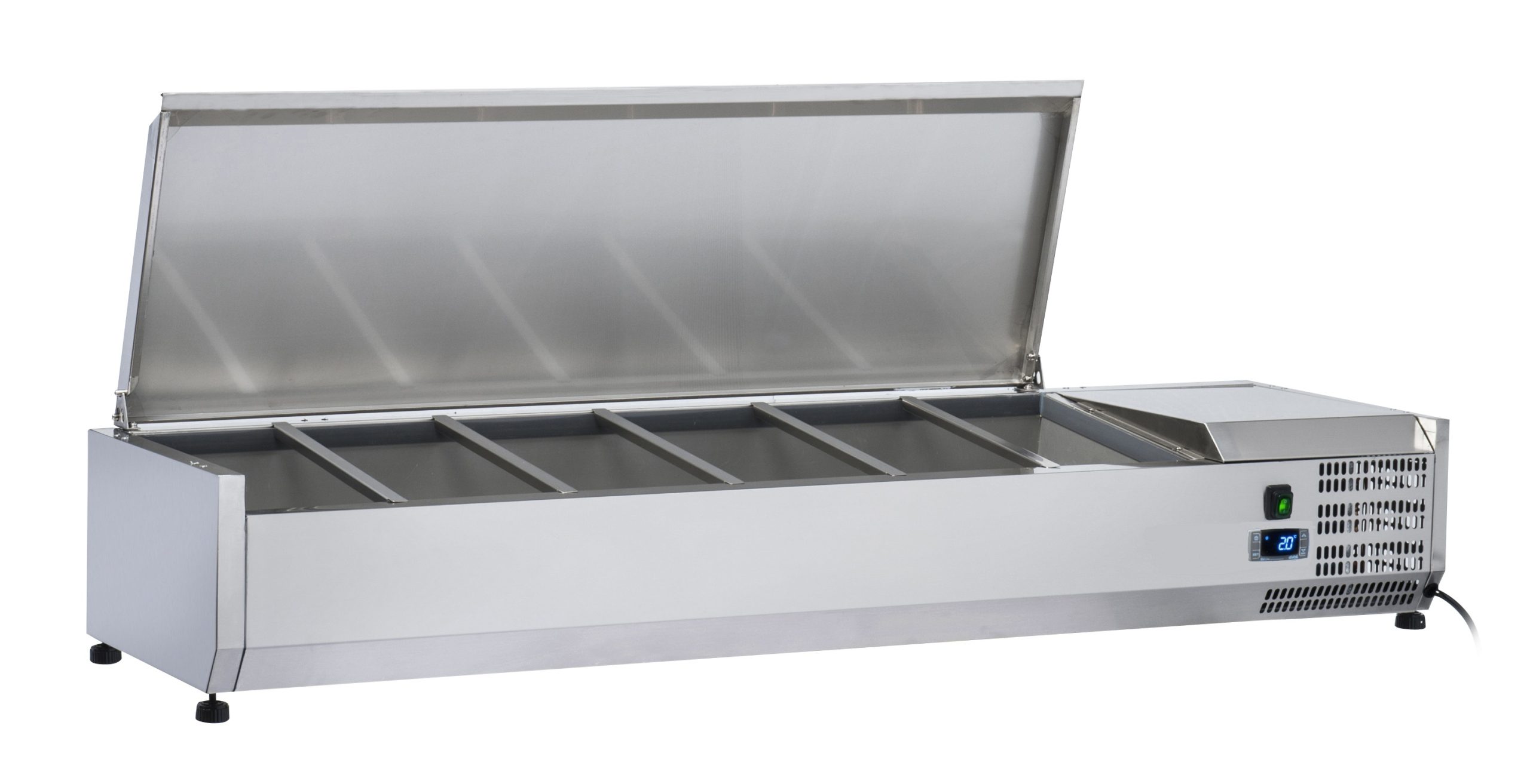 Anvil 1200 Stainless Steel Lid Refrigerated Ingredient Well